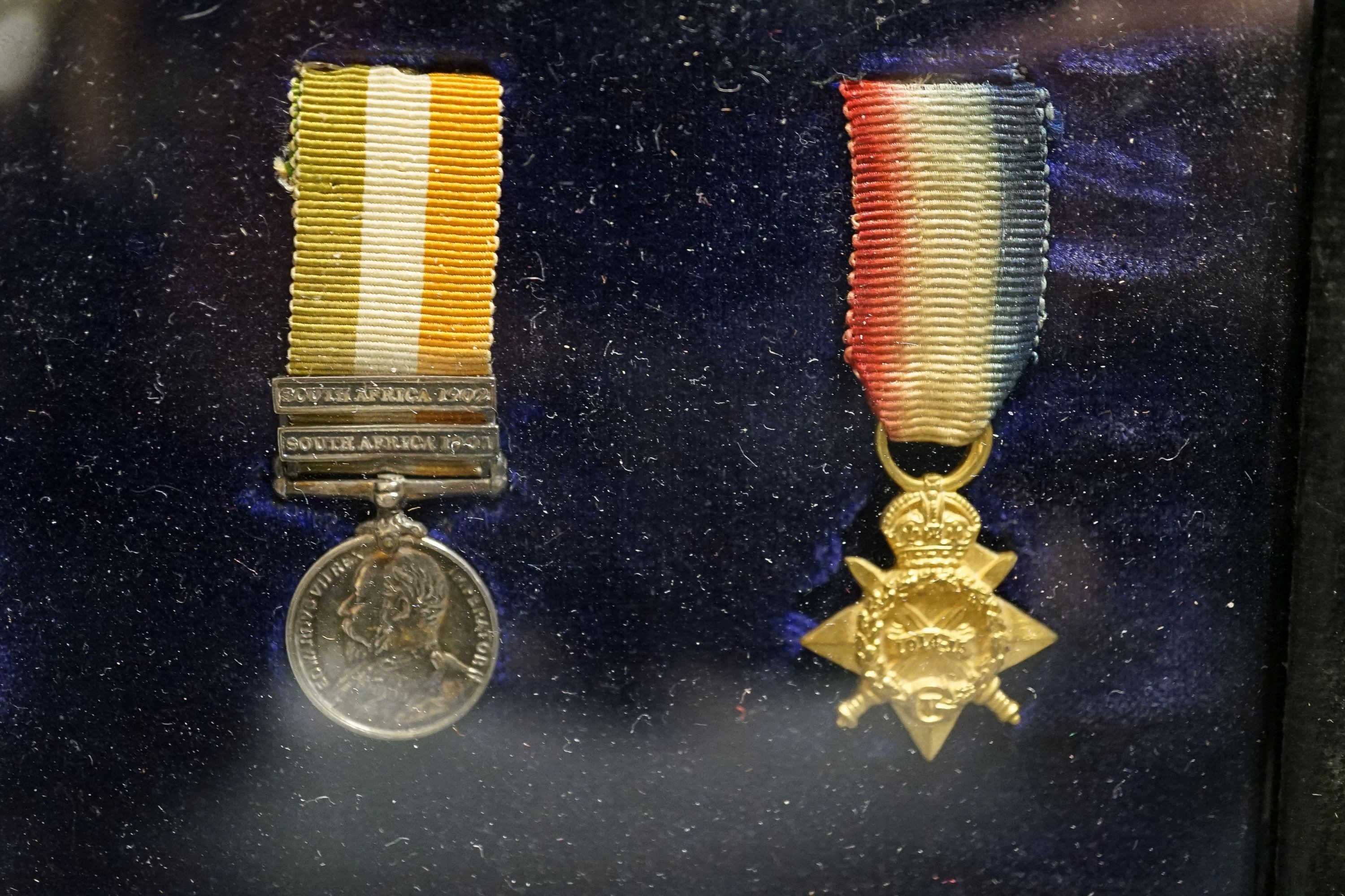 A group of Victoria to George V miniature medals to Major J N Townsend, DSO, TD, cased